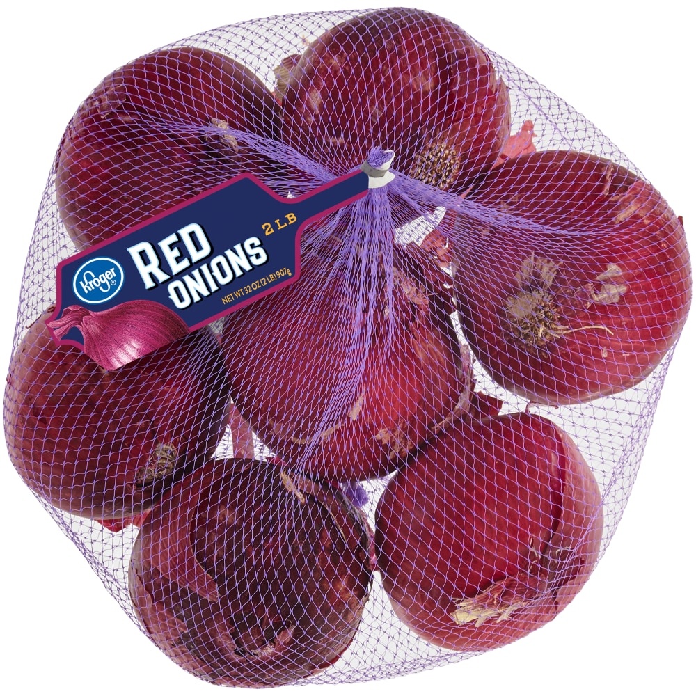 slide 1 of 1, Kroger Red Onions, 2 lb