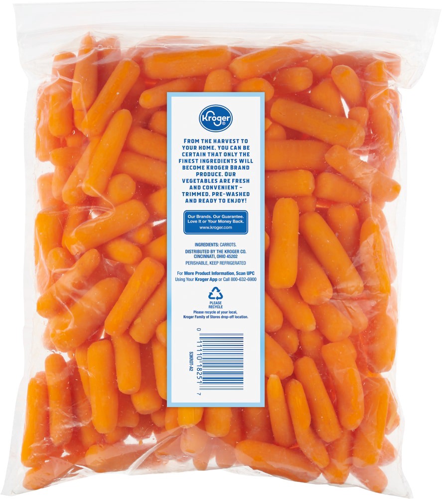 slide 2 of 2, Kroger Cut & Peeled Baby Carrots, 3 lb