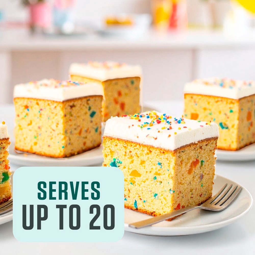 slide 3 of 4, Bakery Fresh Goodness Confetti 1/4 Sheet Cake With Buttercream Icing, 3 lb