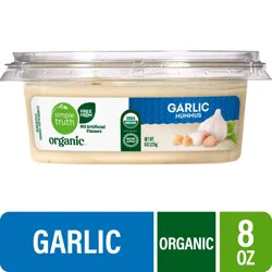 Simple Truth Organic Garlic Hummus - 8 oz