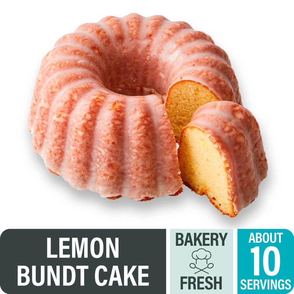 slide 4 of 4, Bakery Fresh Goodness Lemon Bundt Cake, 33 oz