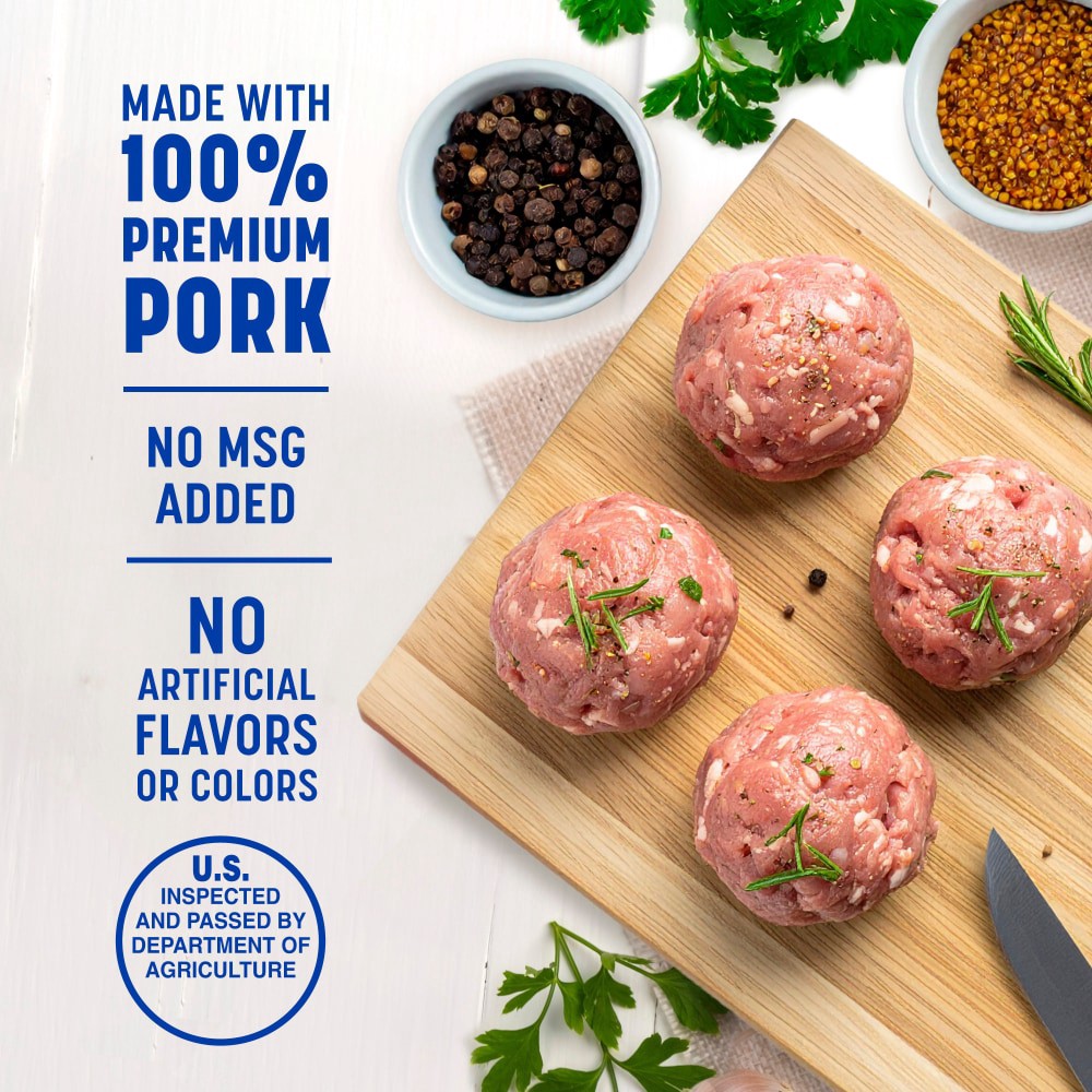 slide 4 of 5, Kroger Mild Italian Style Pork Meatballs, 16 oz
