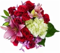 Bloom Haus Classic Rose Bouquet - Red