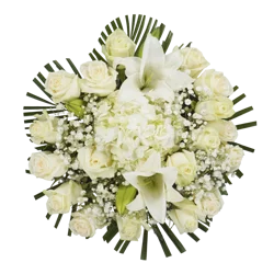 Bloom Haus™ Lovely Rose Bouquet - White