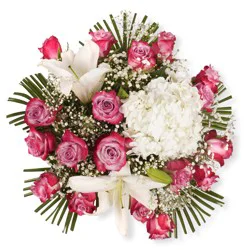 Bloom Haus Lavender Lovely Rose Fresh Flower Bouquet, 26 - 27-stem