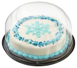 Bakery Fresh Single Layer Iced Cake - Winter White