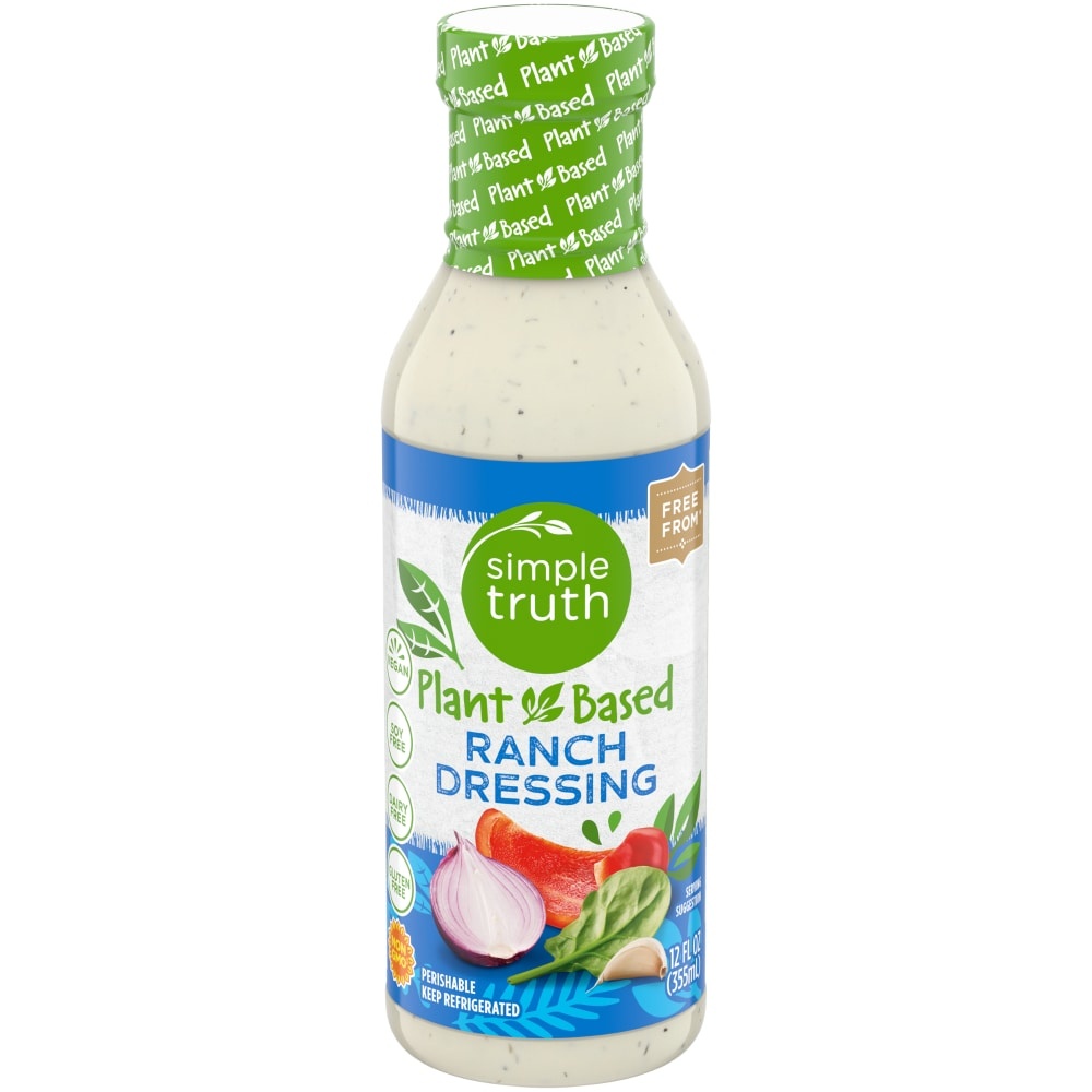 slide 1 of 1, Simple Truth Plant Based Ranch Dressing, 12 fl oz