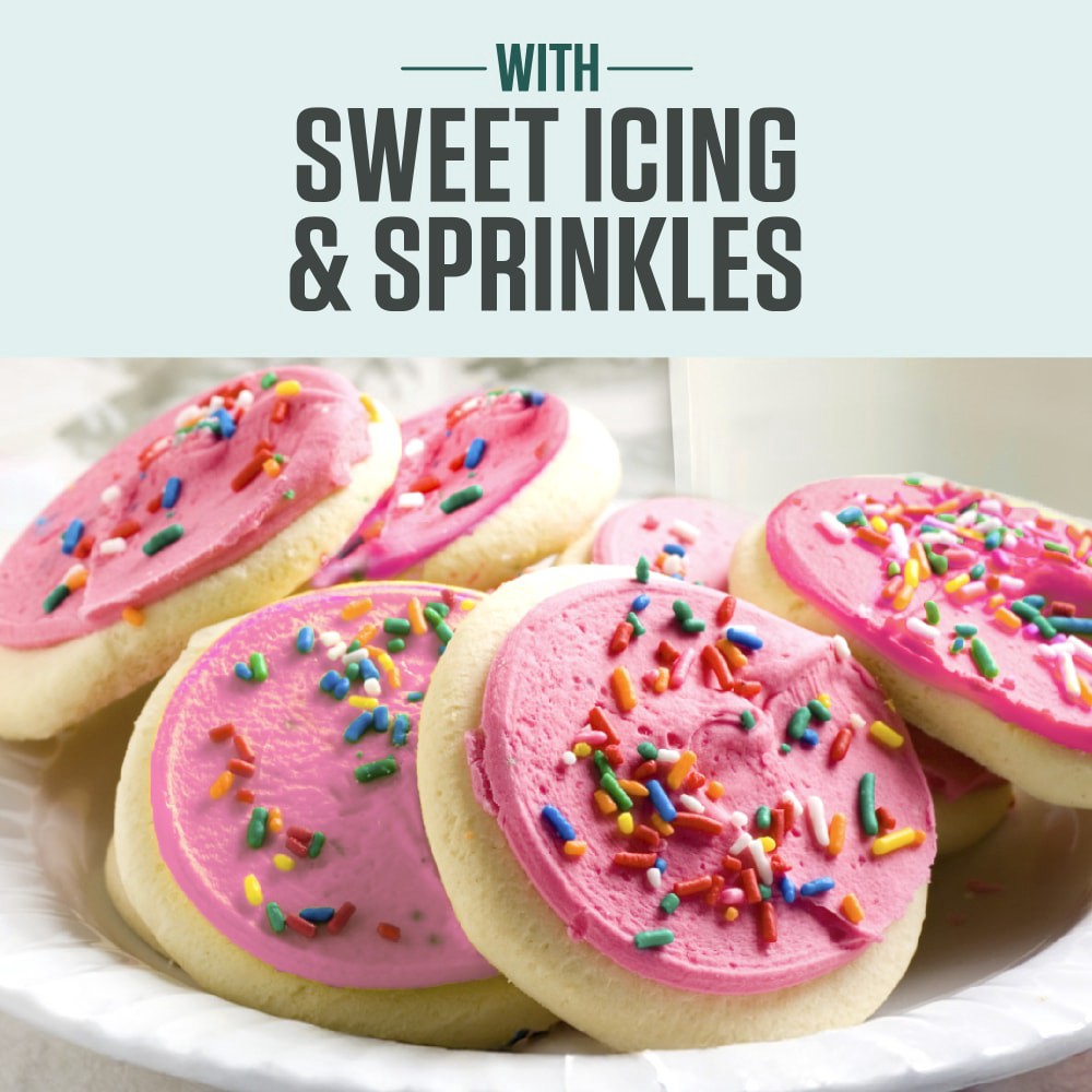 slide 4 of 4, Bakery Fresh Goodness Pink Frosted Sugar Cookies, 10 ct; 13.5 oz