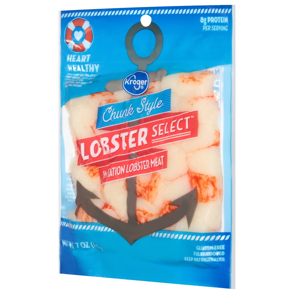 slide 6 of 6, Kroger® Lobster Select™ Imitation Lobster Meat Chunk Style, 7 oz