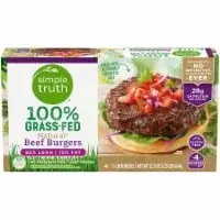 Simple Truth 100% Grass-Fed Natural Beef Burgers