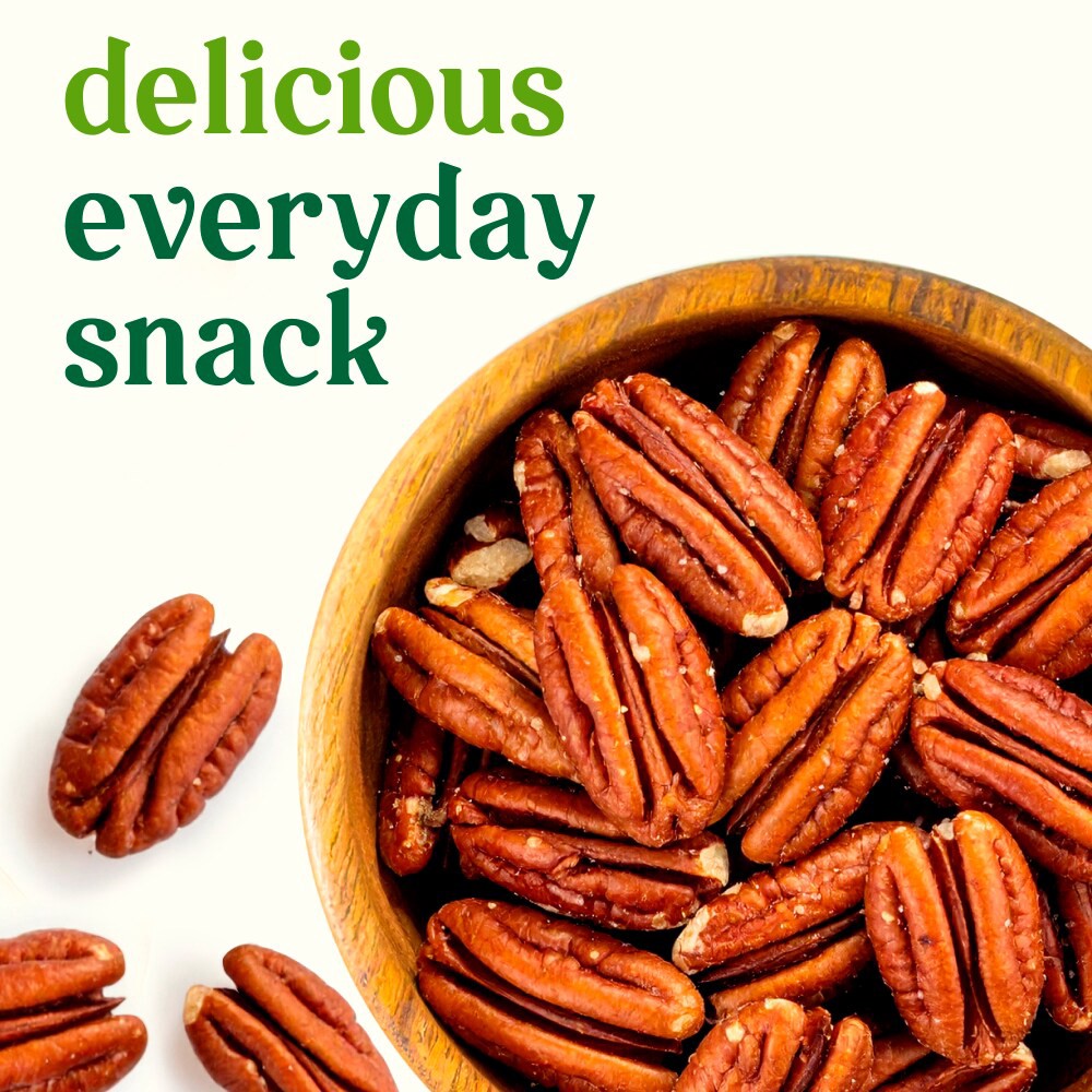 slide 3 of 4, Simple Truth Sea Salt Roasted Pecans, 12 oz