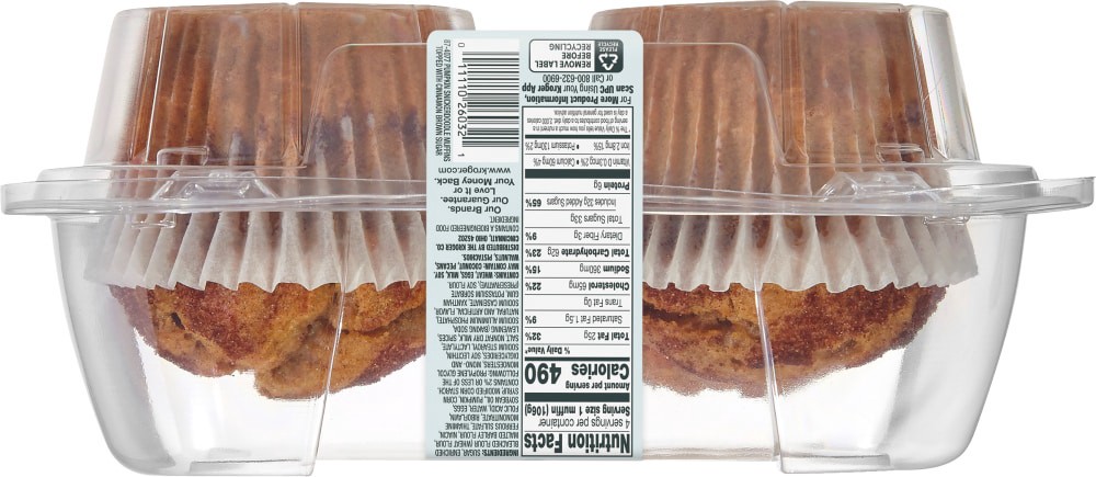 slide 2 of 2, Bakery Fresh Pumpkin Snickerdoodle Muffins, 15 oz