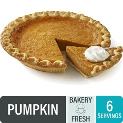 Bakery Fresh Pumpkin Pie, 21.5 oz (serves 6)