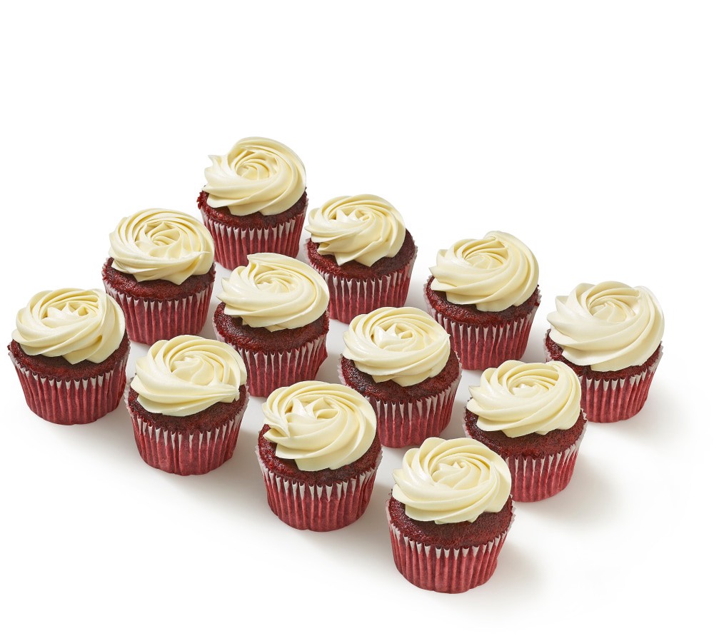 slide 3 of 3, Bakery Fresh Red Velvet Cupcakes, 12 ct