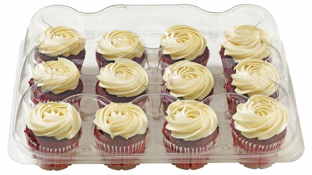 slide 2 of 3, Bakery Fresh Red Velvet Cupcakes, 12 ct