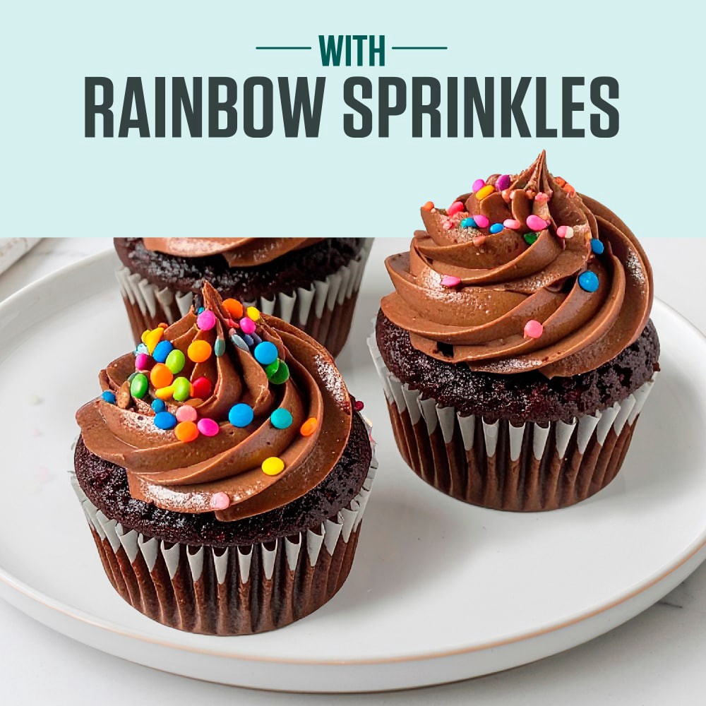 slide 4 of 4, Bakery Fresh Chocolate Cupcakes With Whipped Icing, 6 ct