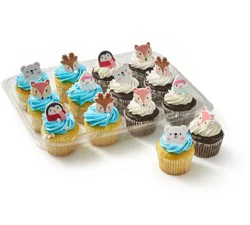 Bakery Fresh Assorted Christmas Cupcakes