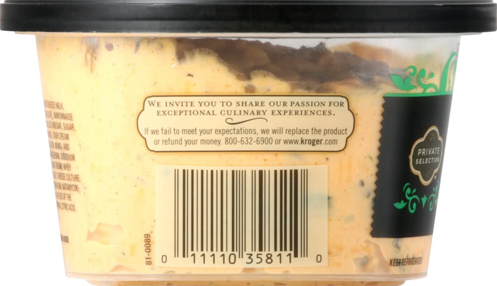 slide 2 of 4, Private Selection Cheddar And Poblano Dip, 12 oz