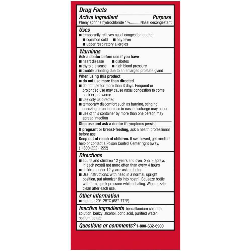 slide 3 of 5, Kroger Phenylephrine Hcl Fast Acting Nasal Spray, 1 fl oz