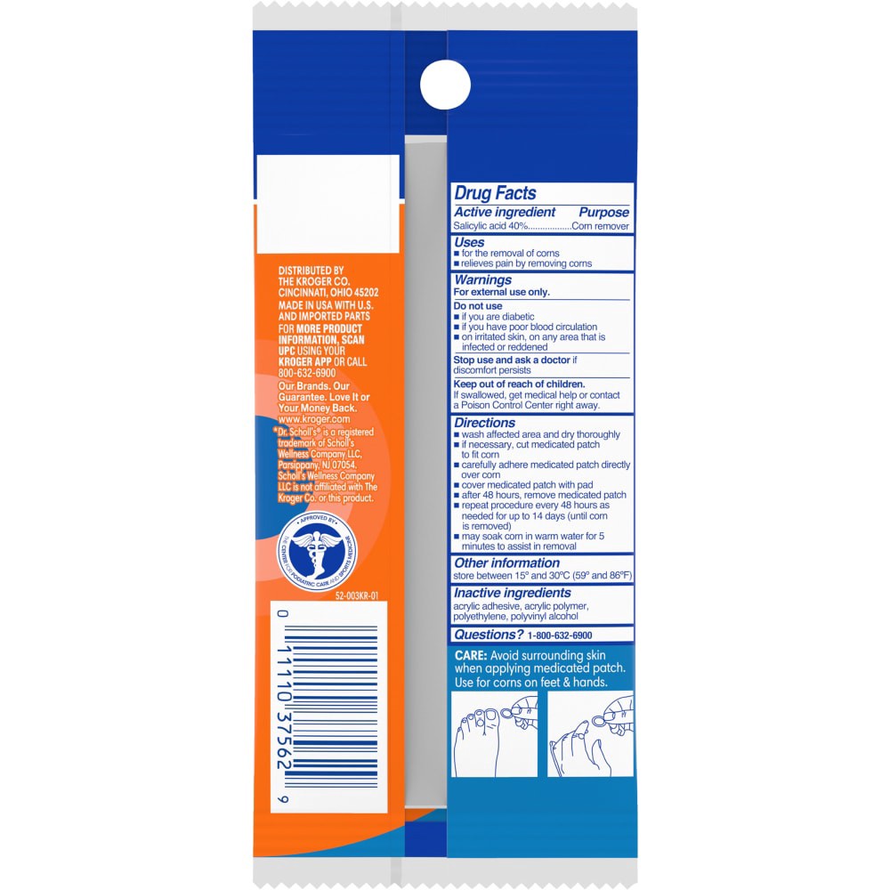 slide 2 of 3, Kroger Medicated Corn Removers, 9 ct