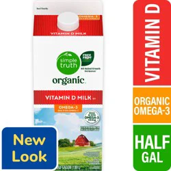 Simple Truth Organic Milk 0.5 gl