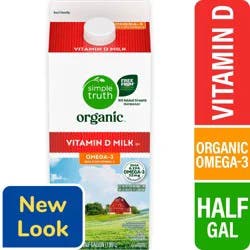 Simple Truth Organic Milk 0.5 gl