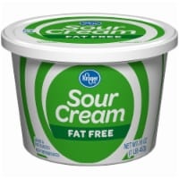 slide 1 of 4, Kroger Fat Free Sour Cream, 16 oz