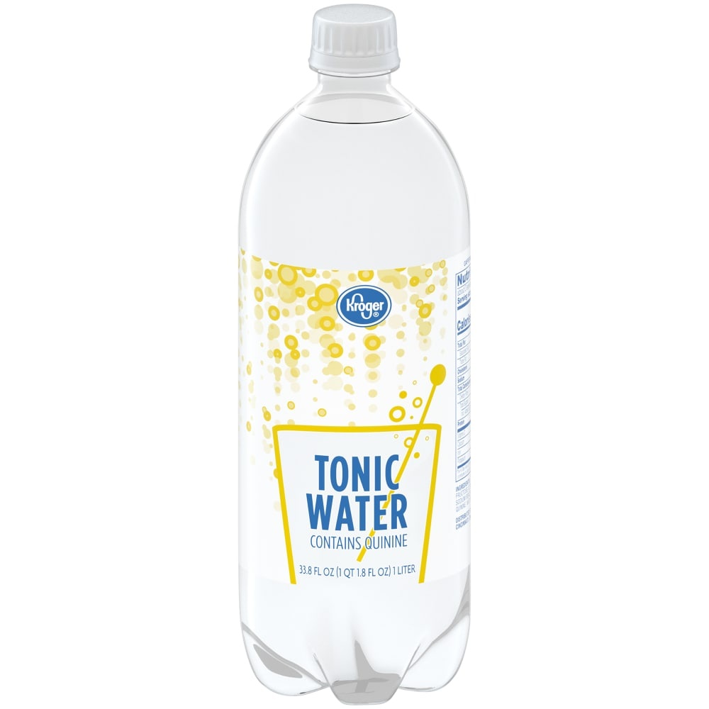 slide 1 of 4, Kroger Tonic Water, 1 liter