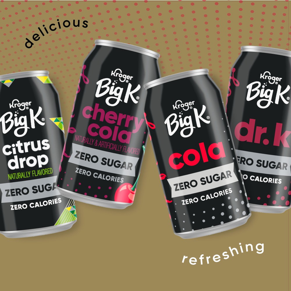 slide 4 of 5, Big K Caffeine Free Diet Cola, 12 ct; 12 fl oz