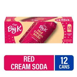 Big K Red Cream Soda - 12 ct; 12 fl oz - 12 ct; 12 fl oz