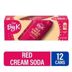 Big K Red Cream Soda - 12 ct; 12 fl oz - 12 ct; 12 fl oz