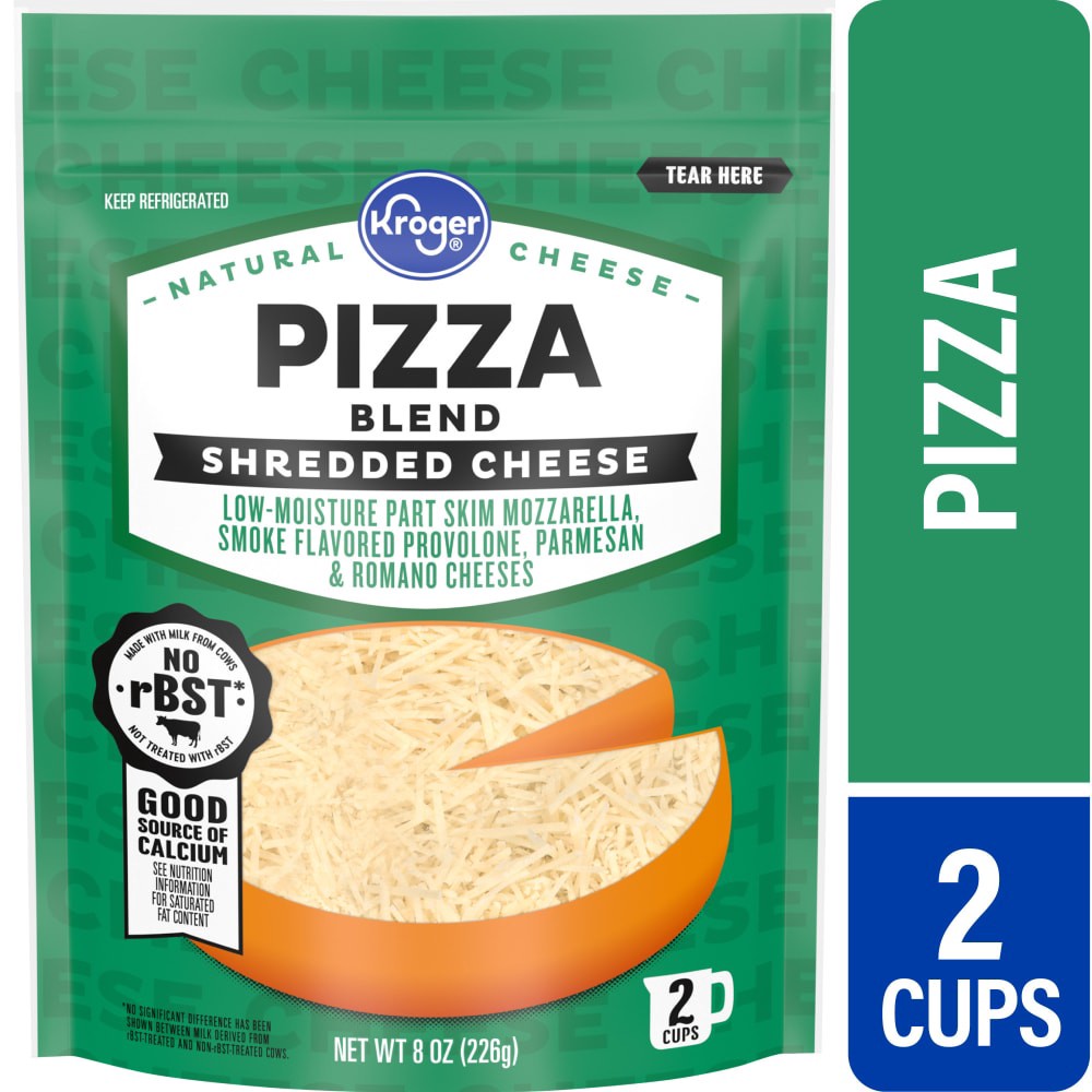 slide 3 of 4, Kroger Shredded Pizza Blend Cheese, 8 oz