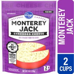 Kroger® Monterey Jack Shredded Cheese, 8 oz