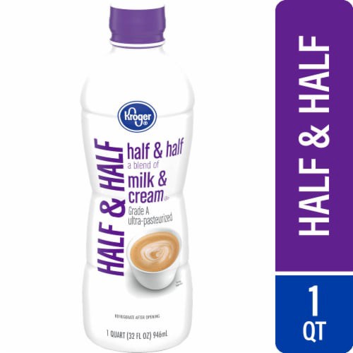 slide 1 of 3, Kroger® Half and Half Quart, 1 qt