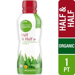 Simple Truth Organic Half & Half - 1 pint