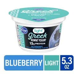 Kroger® Blueberry Nonfat Light Greek Yogurt Cup