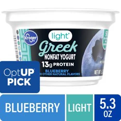 Kroger Light Blueberry Nonfat Greek Yogurt