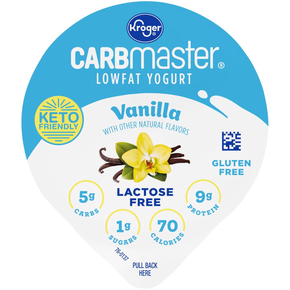 slide 5 of 5, Kroger Carbmaster Cultured Dairy Blend Vanilla, 6 oz