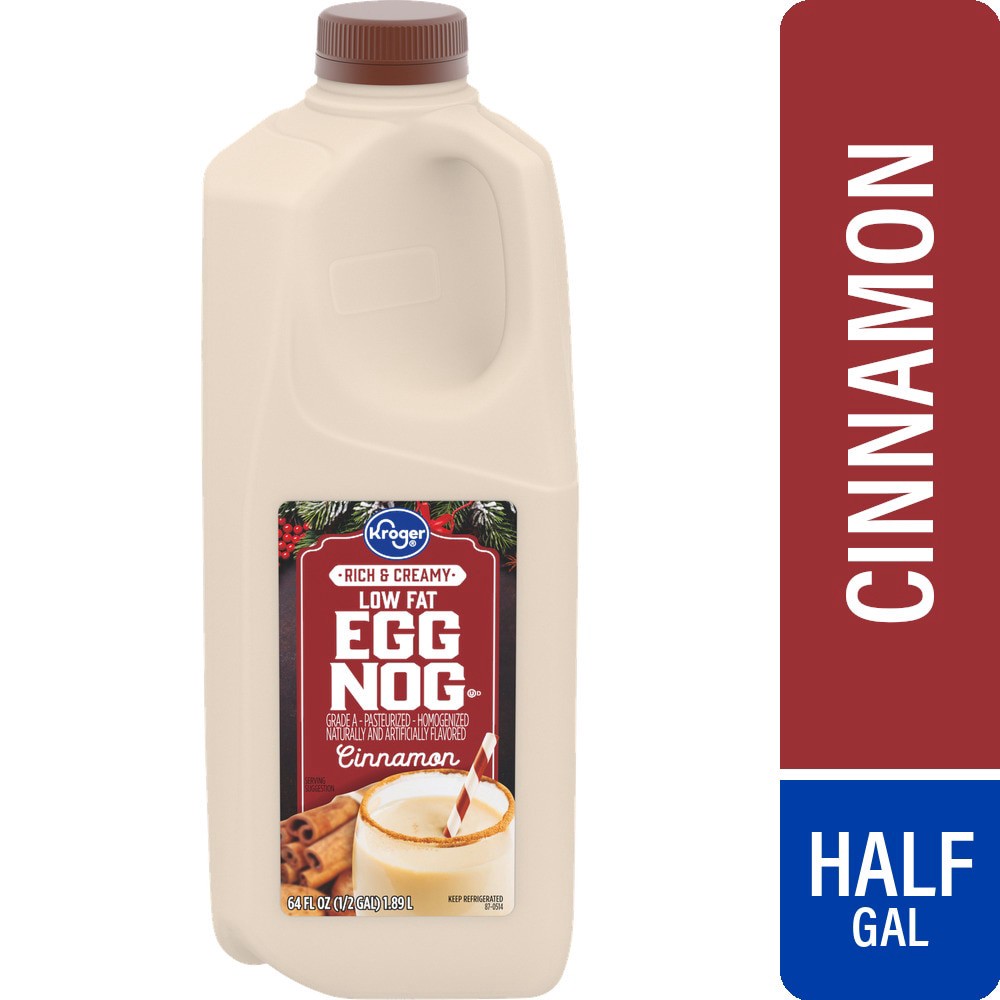 slide 2 of 2, Kroger Cinnamon Egg Nog, 1/2 gal