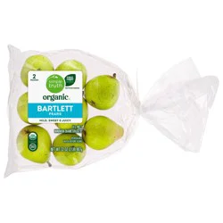 Simple Truth Organic® Bartlett Pears - 2 Pound Bag