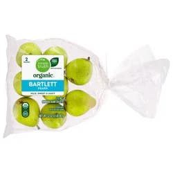 Simple Truth Organic® Bartlett Pears - 2 Pound Bag