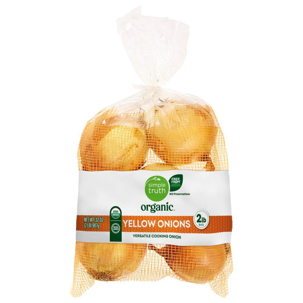 slide 2 of 3, Simple Truth Organic Yellow Onions Bag, 2 lb