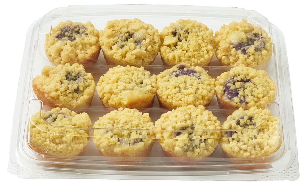 slide 1 of 5, Bakery Fresh Cream Cheese Blueberry Coffee Cake Bites, 12 ct / 10.02 oz