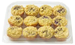 Bakery Fresh Cream Cheese Blueberry Coffee Cake Bites