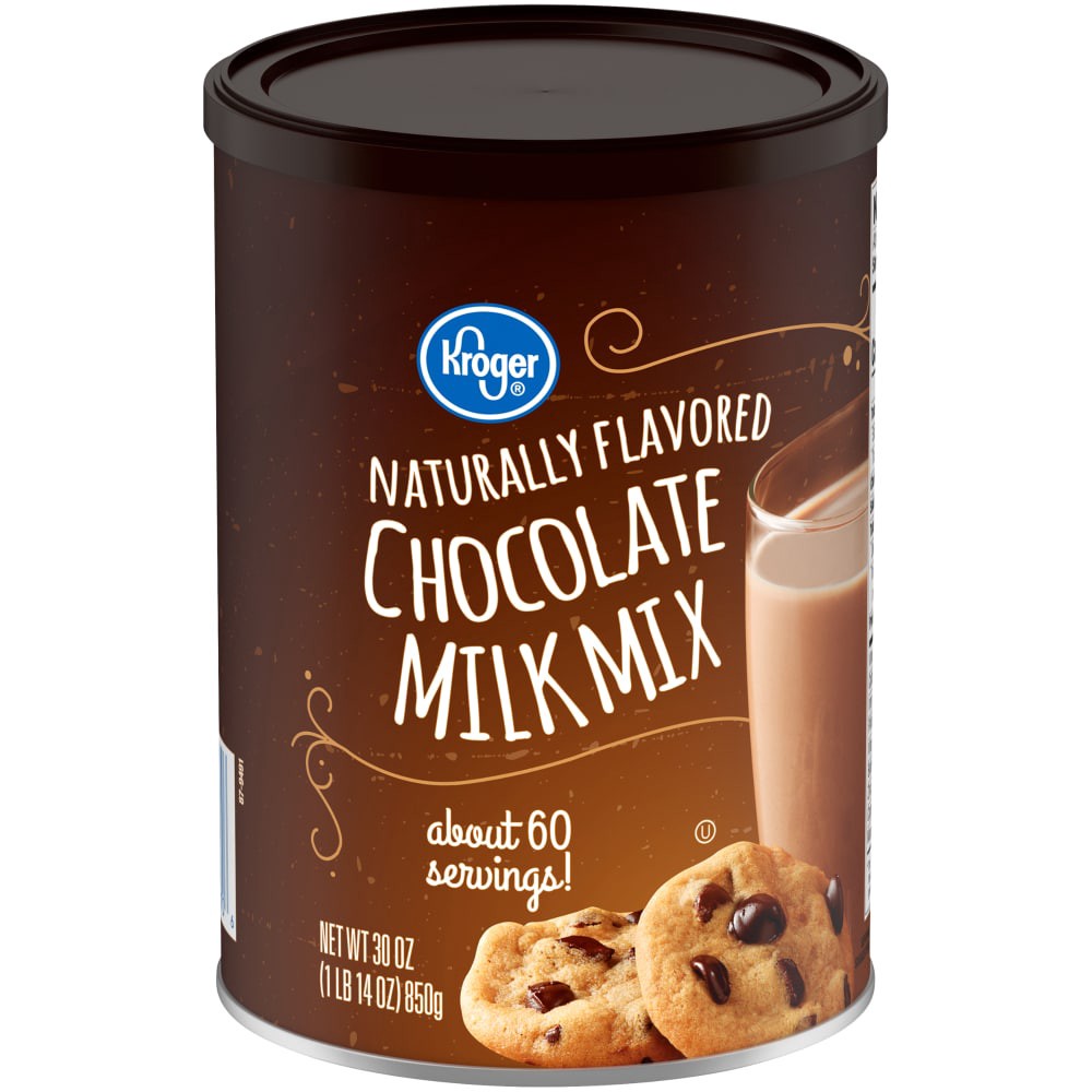 slide 2 of 3, Kroger Naturally Flavored Chocolate Milk Mix, 30 oz