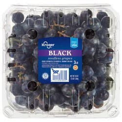 Kroger Seedless Black Grapes