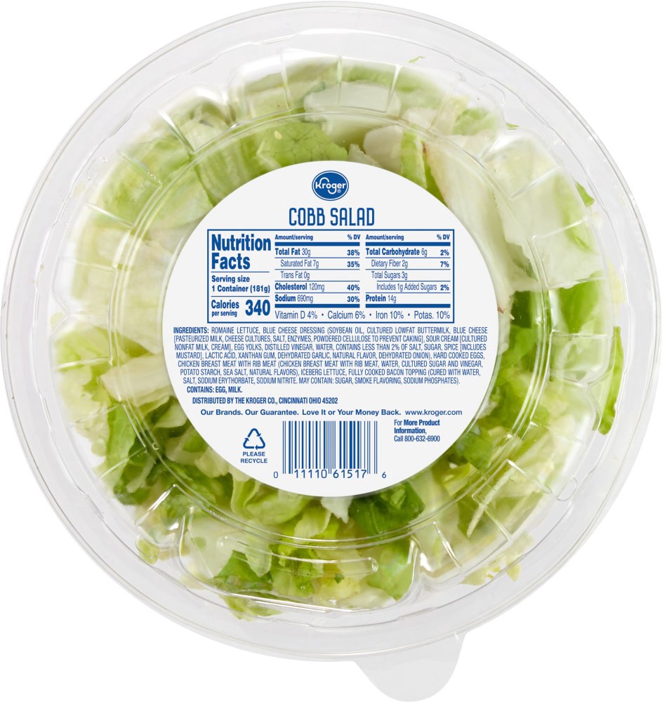slide 2 of 2, Kroger Cobb Salad Kit, 6.4 oz