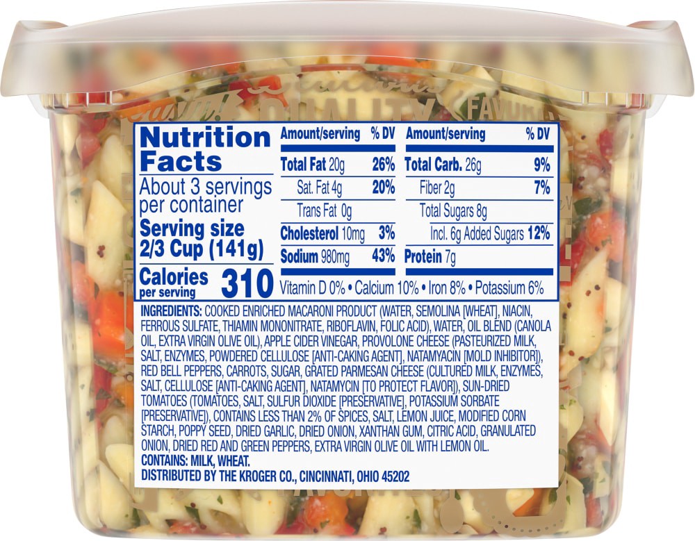 slide 3 of 3, Garden Pasta Salad With Poppyseed Dressing, 16 oz