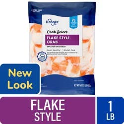 Kroger Flake Style Crab Select Imitation Crab Meat