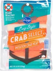 Kroger Leg Style Crab Select Imitation Crab Meat